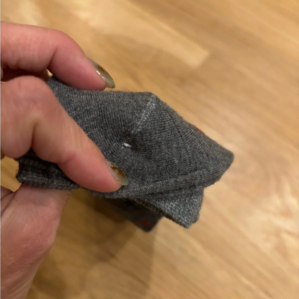 Gray Polka Dot Men's Socks